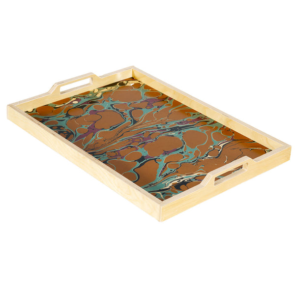 olio copper serving tray