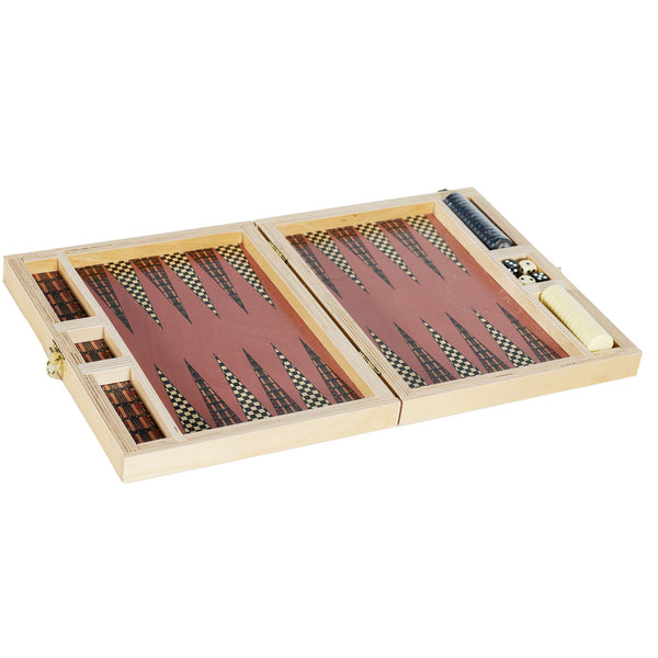 ruby rose travel backgammon set