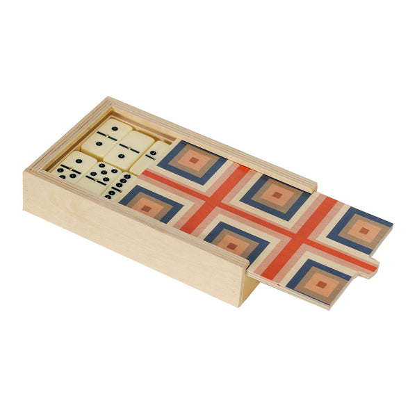 Squaresville peach domino set