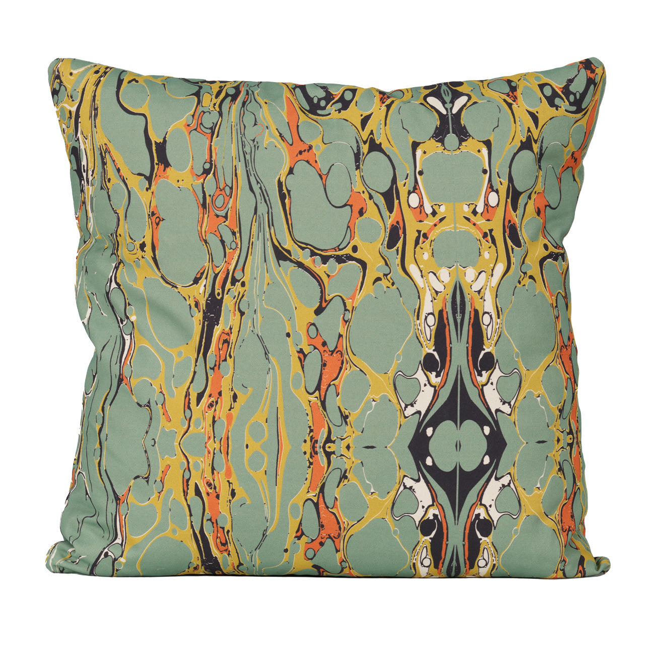 olio sage square pillow