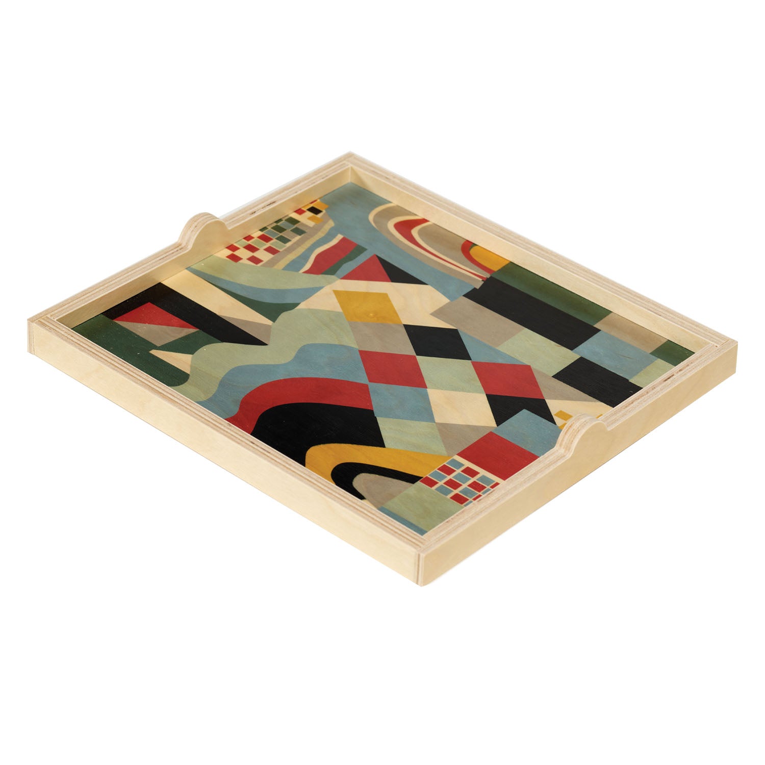 Paloma Rust Square Tray