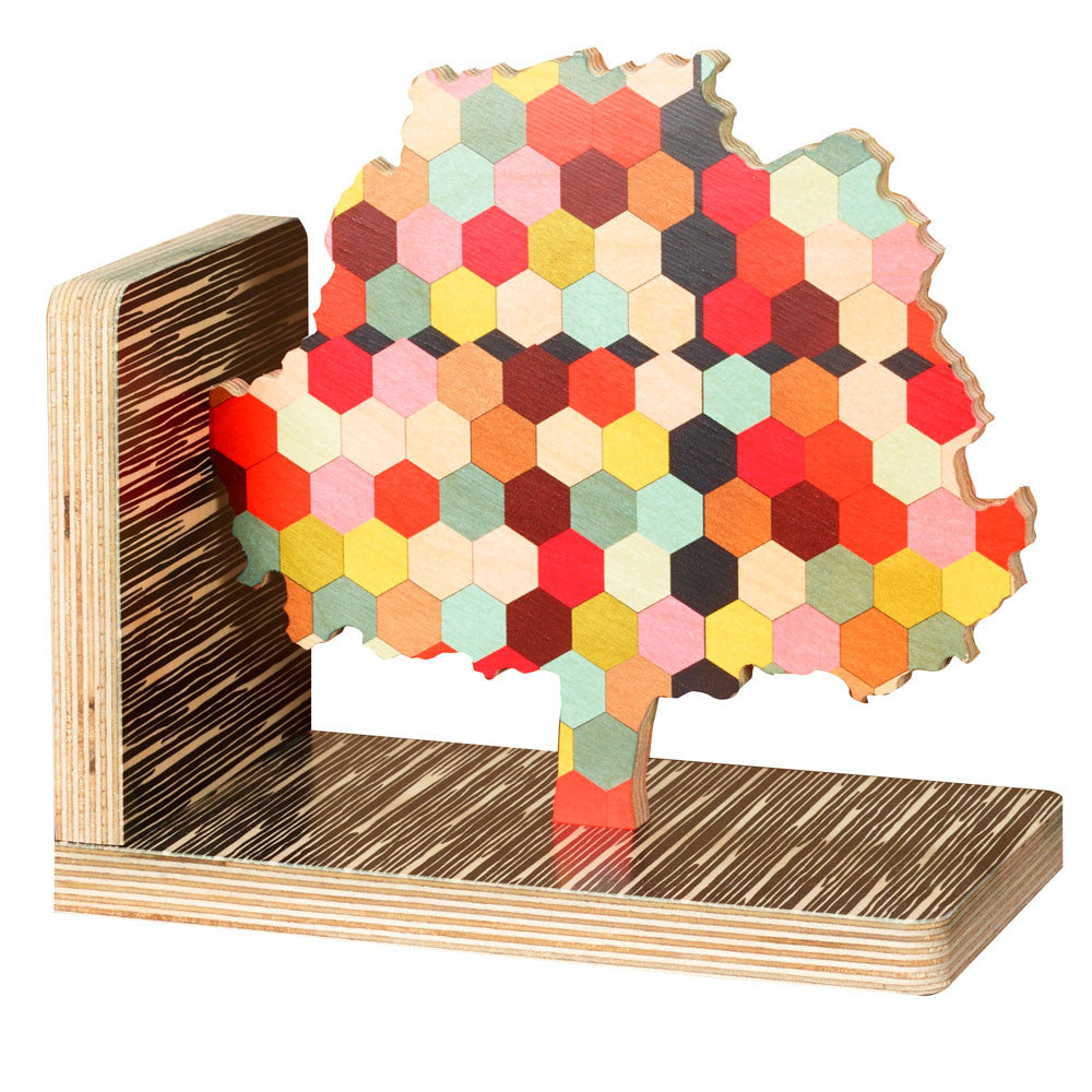 honeycomb tree bookend- SOLD OUT