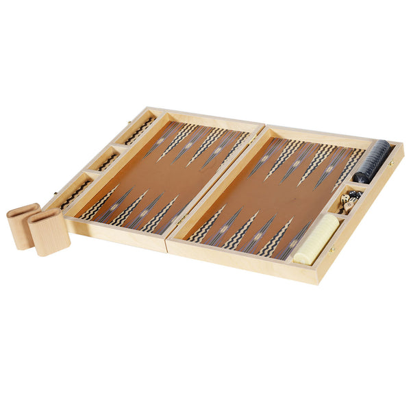 Blake lilac tabletop backgammon set
