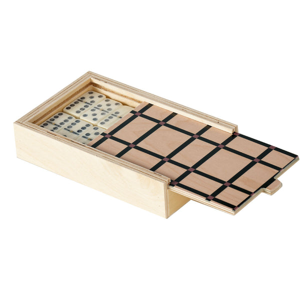 grid grey domino set