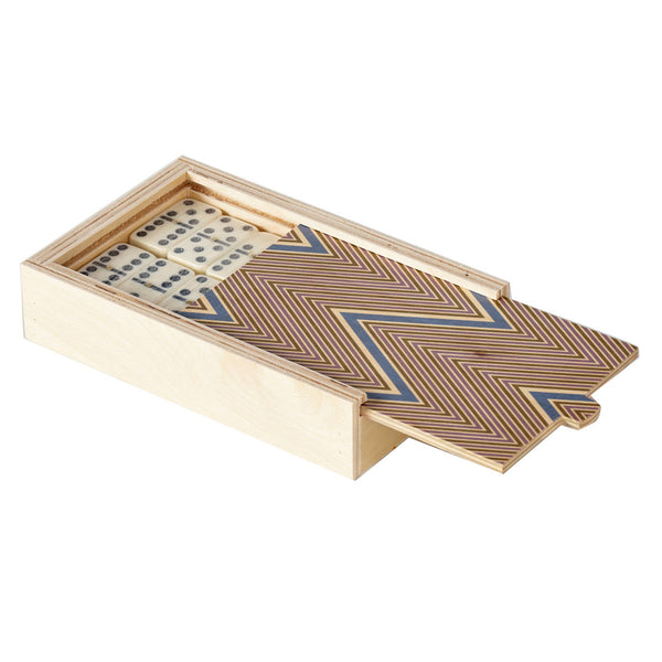 Marion periwinkle domino set