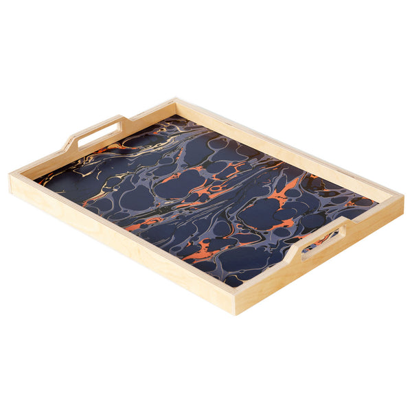 Olio Navy Serving Tray