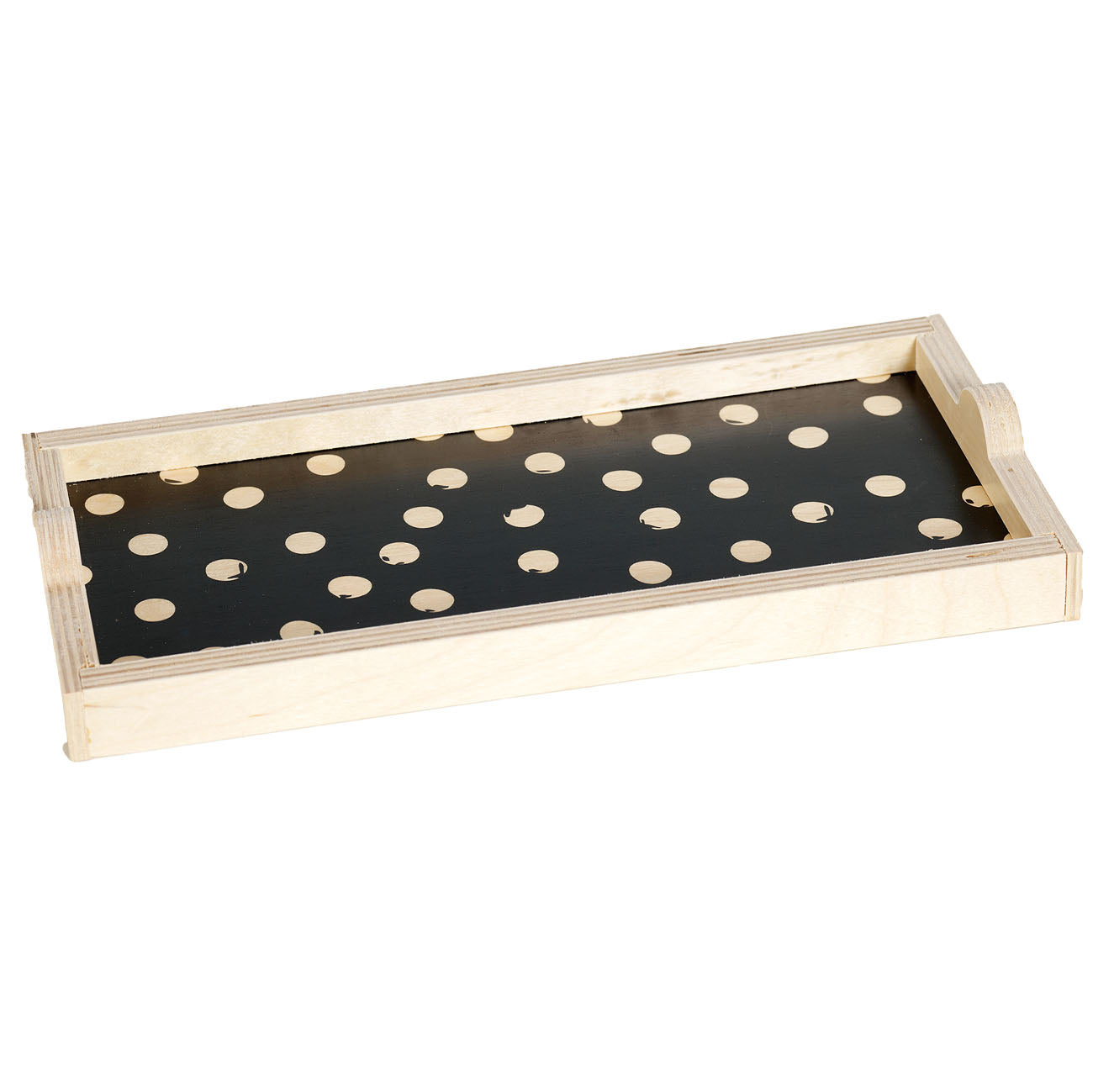 polka dot mini tray