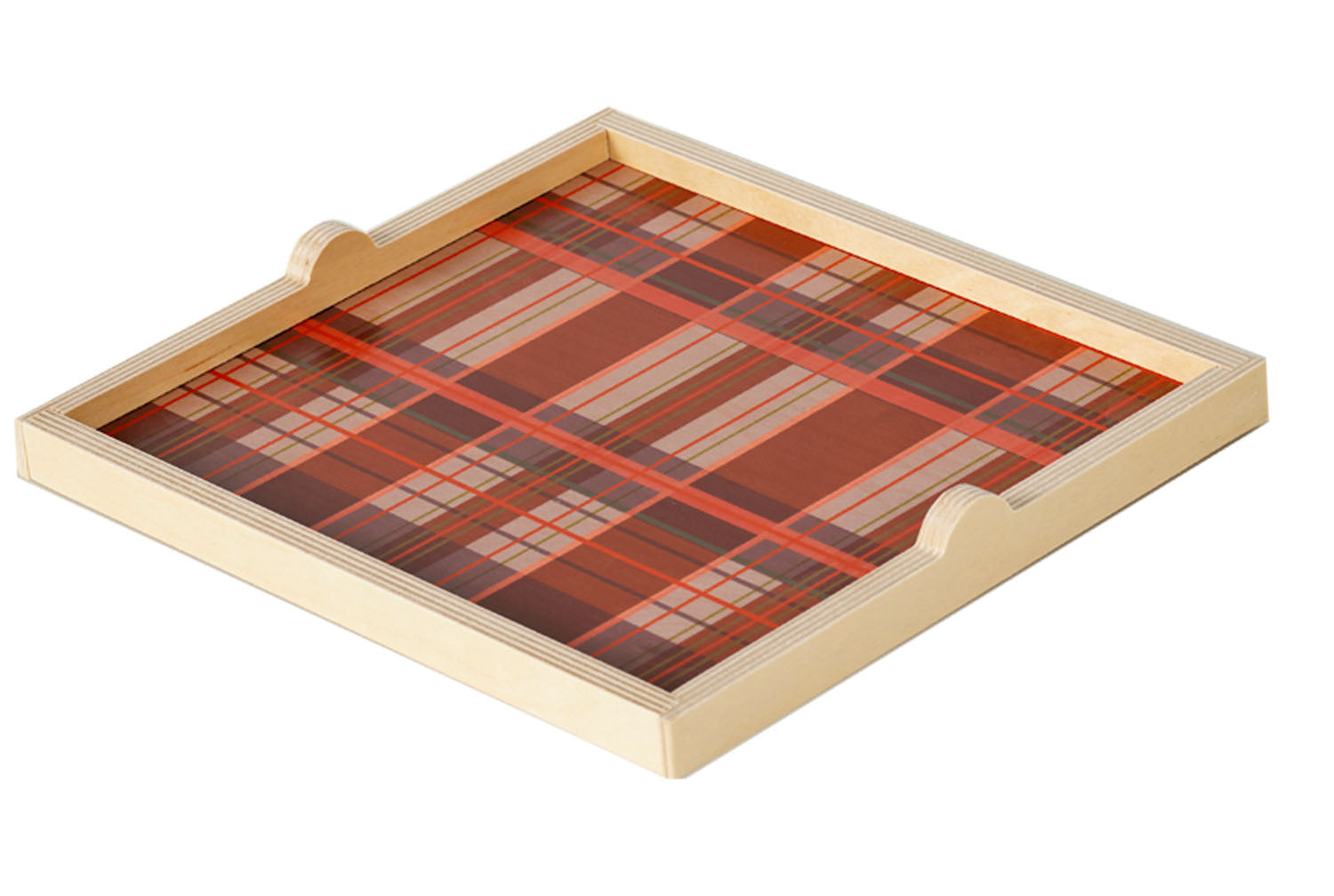 walt rust square tray