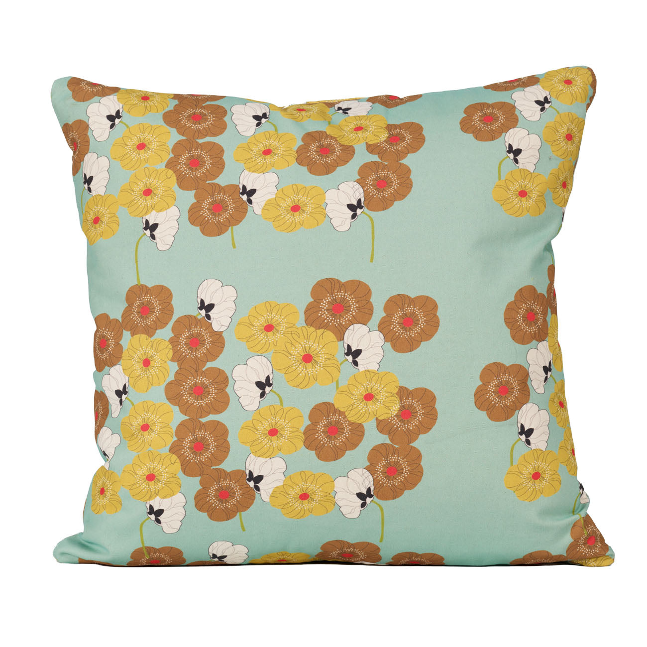 Alice mint square pillow