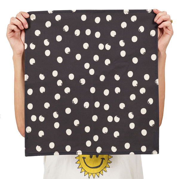 polka dot 100% cotton napkins, set of two