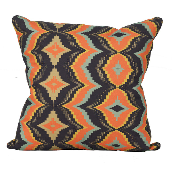 flame stitch square pillow