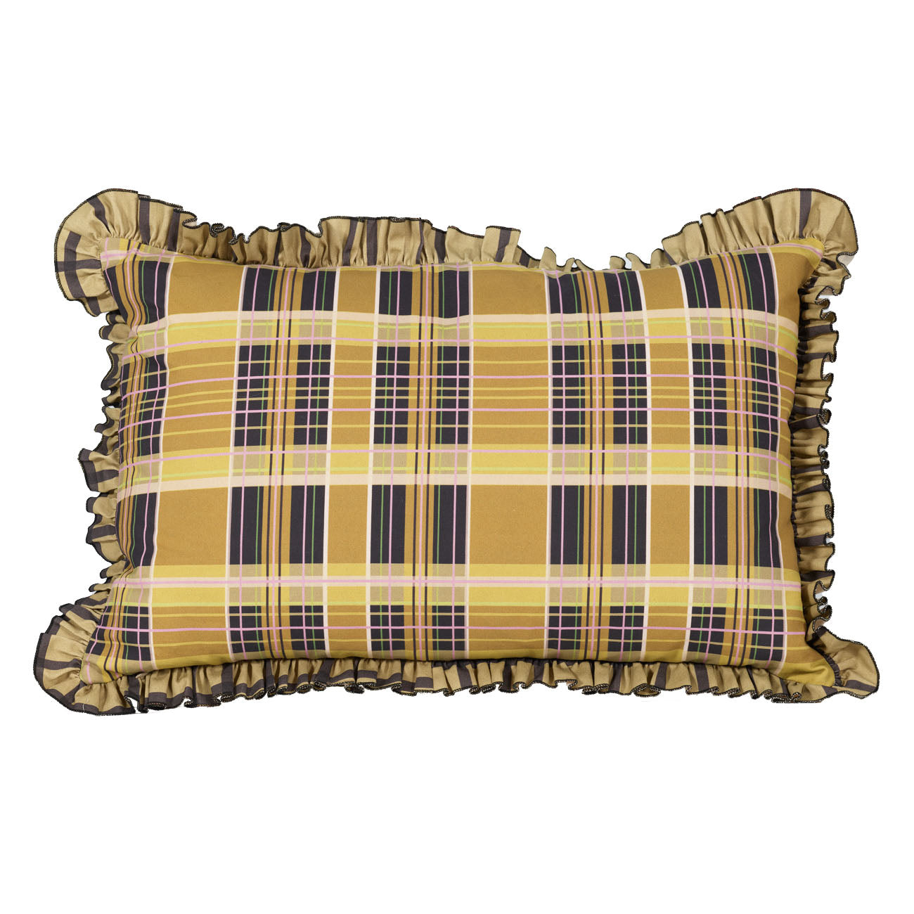 walt ruffle rectangle pillow