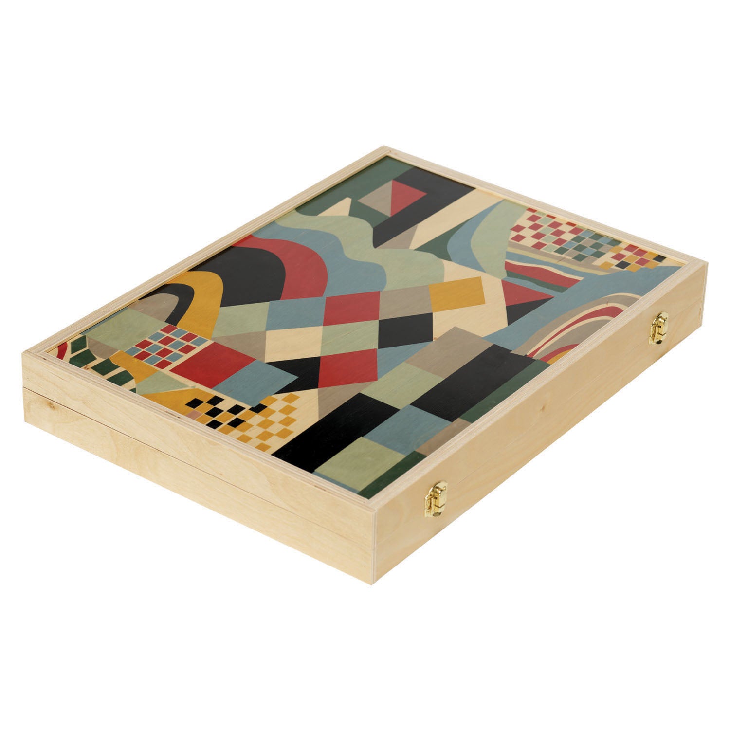 Paloma Rust Tabletop Backgammon Set