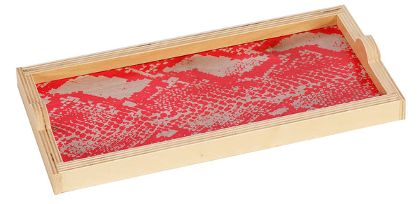 Snake skin hot pink mini tray