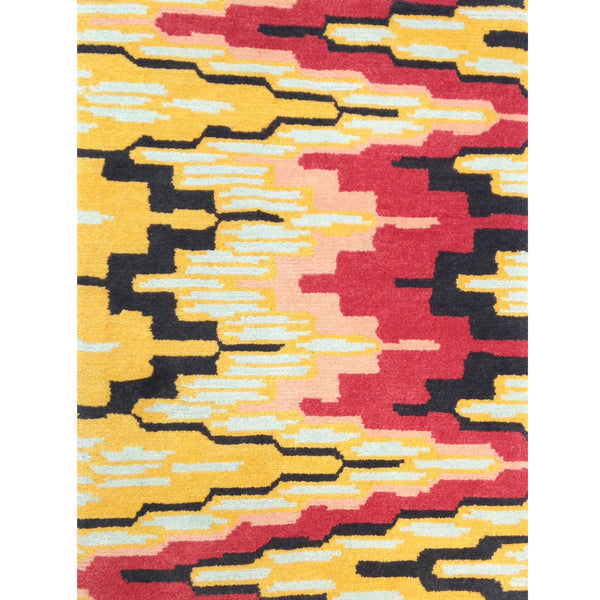 flame stitch rug
