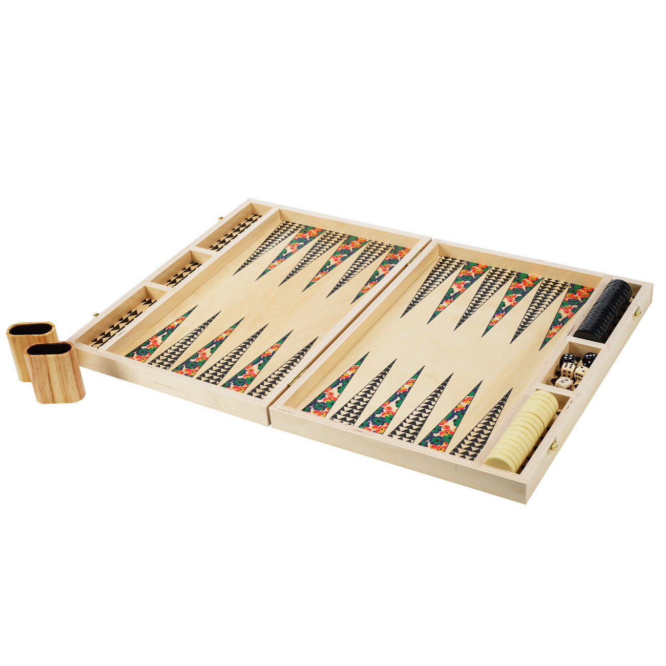 poppy green tabletop backgammon