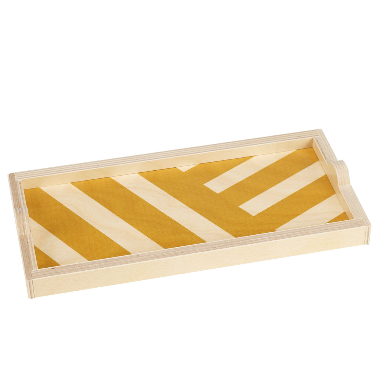 yellow stripe mini tray